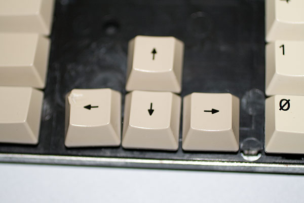 Damage to the A3000 keyboard.