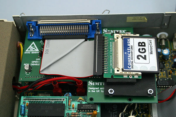 Simtec 8-bit IDE card with 2Gb compact flash