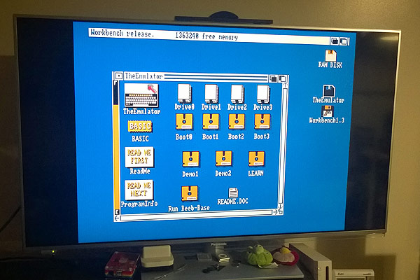 The contents of The Emulator floppy disc