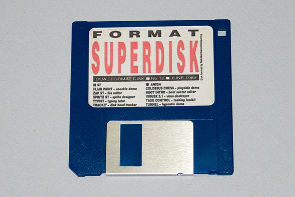 A reproduction of the ST Amiga Format issue 12 coverdisk 