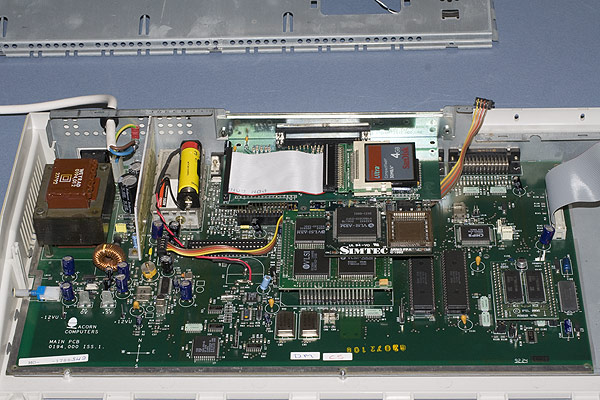 An early Acorn A3010 with Adelaide board upgraded with RISC OS 3.11, ARM3 CPU AND IDE podule