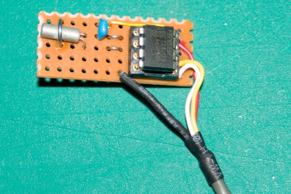 The CMOS chip and RTC clock circuit recreated using veroboard