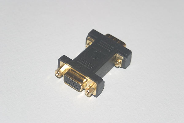 9-pin to 15-pin VGA Adapter - 15-pin connector
