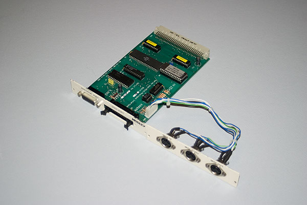 The Morley U/M/A interface card with MIDI ports