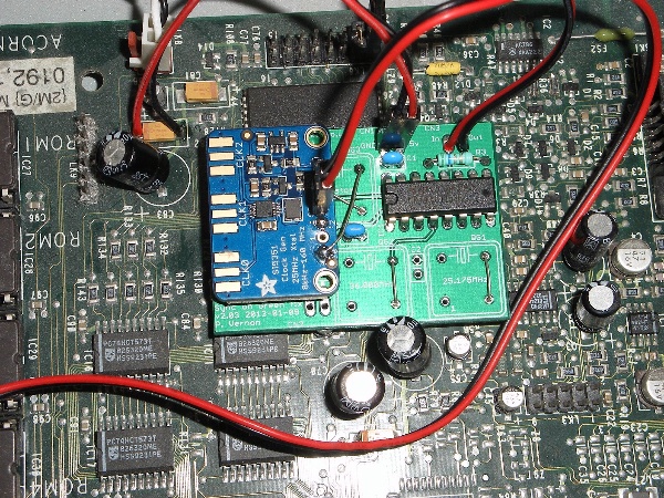 Ultra VIDC Enhancer board with Adafruit clock generator