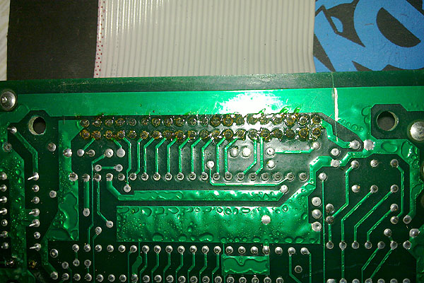 Here's a detailed shot of the previous owners solder work