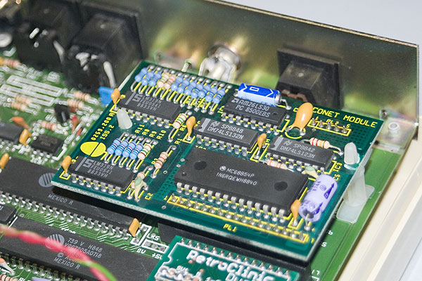 The Econet Module fitted to a Acorn BBC Master 128