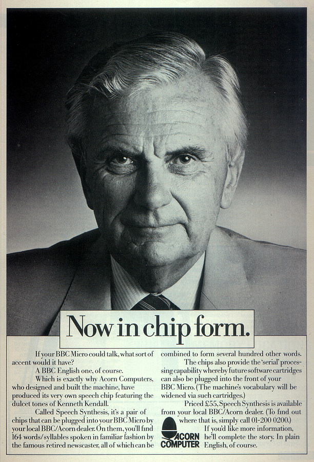 PC News 1983 - Acorn Speech Synthesis upgrade advert